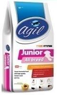 Agil Junior All Breed 10 kg. pilnavertis maistas visų veislių šuniukams ir jauniems šunims